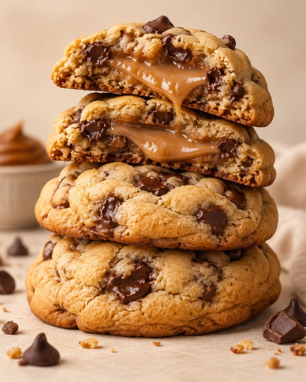Galletas clásicas rellenas de dulce de leche